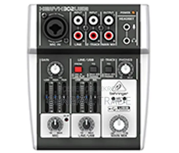 Behringer 5 Input Mixer 302USB Xenyx