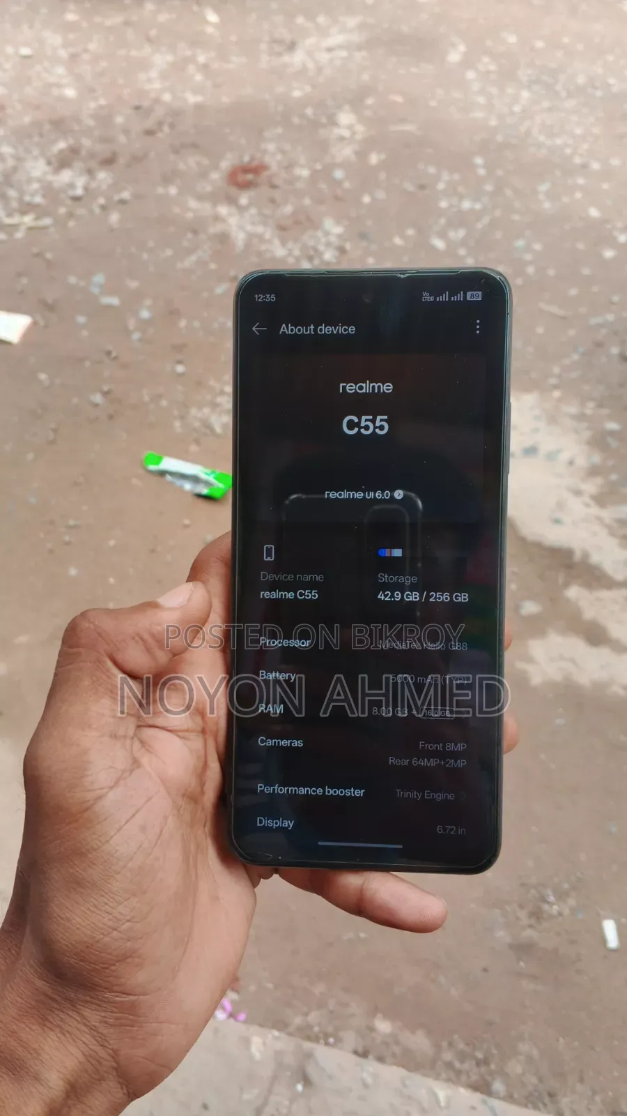 Realme C55 256 GB Black