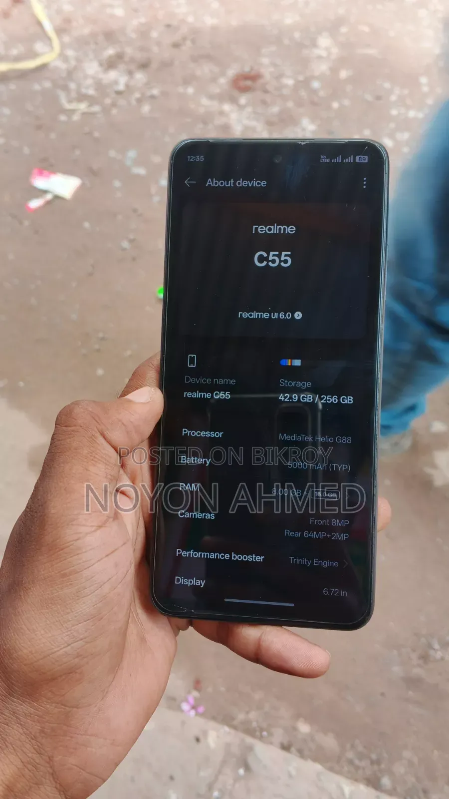 Realme C55 256 GB Black