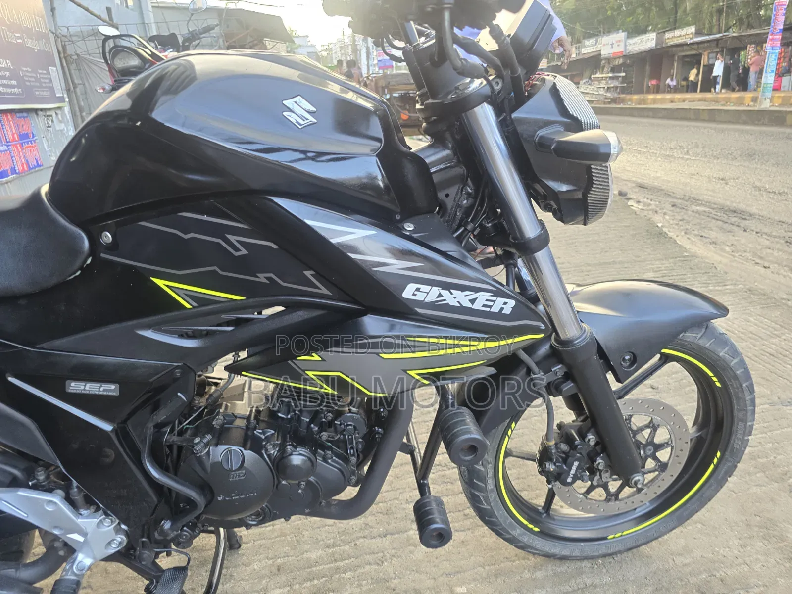 Suzuki Gixxer 2023 Black