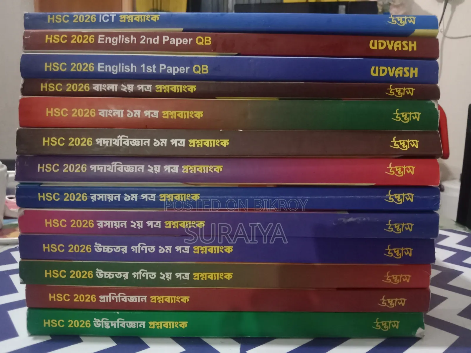 HSC 2026 বিজ্ঞান বিভাগের উদ্ভাসের  প্রশ্নব্যাংক