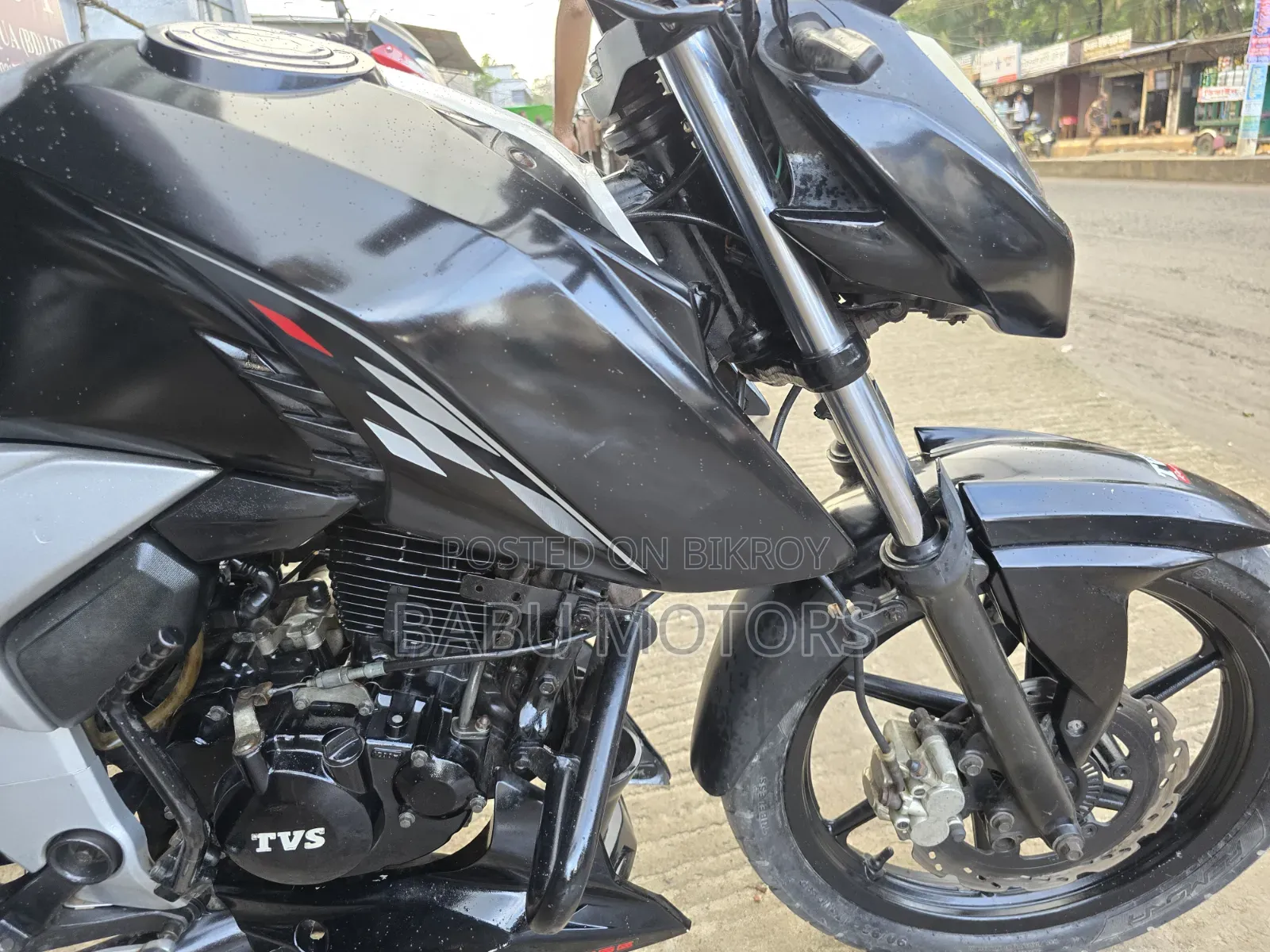 TVS Apache RTR 160 2V ABS 2022 Black