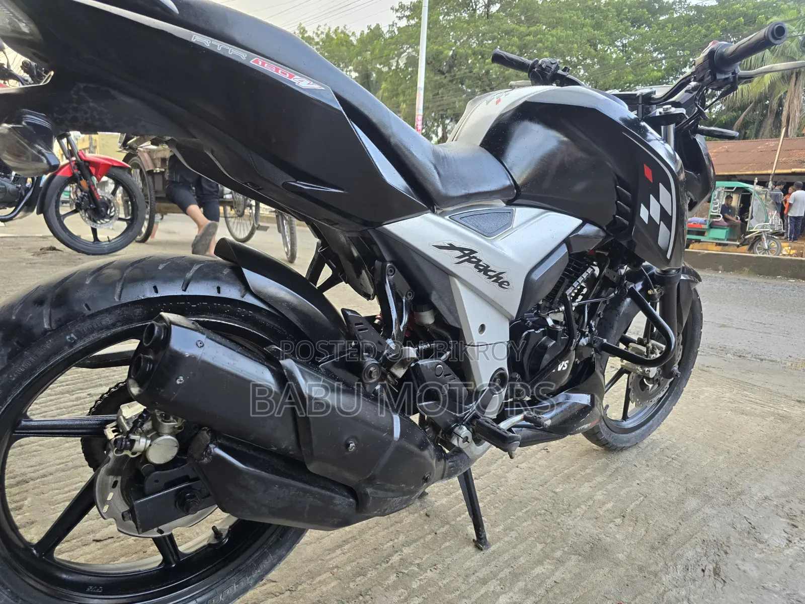 TVS Apache RTR 160 2V ABS 2022 Black