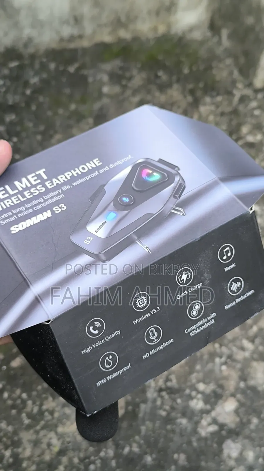 Helmet Bluetooth Communicator