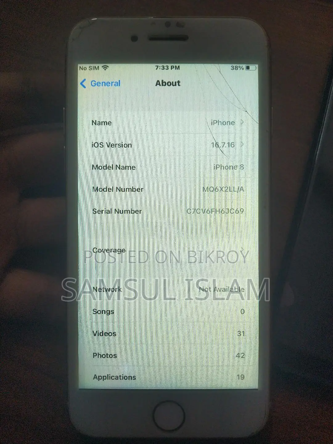Apple iPhone 8 64 GB Rose Gold