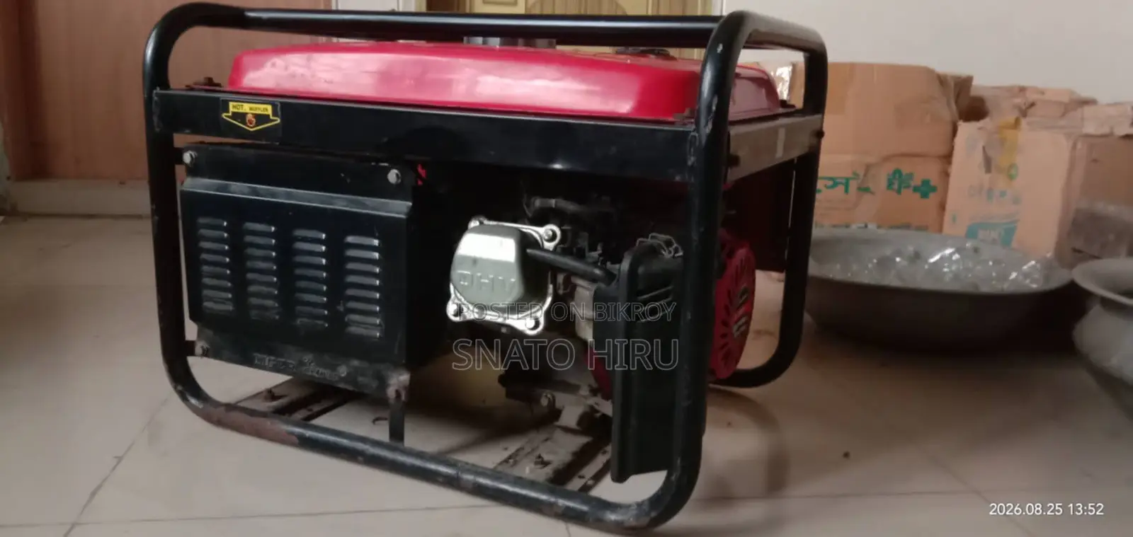 ৫ বছর ব্যবহৃত অরিজিনাল Tiger EC3500A (2.5 KW) জেনারেটর বিক্রি হবে