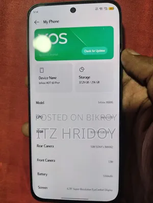 Infinix Hot 60 Pro+ 256 GB Black