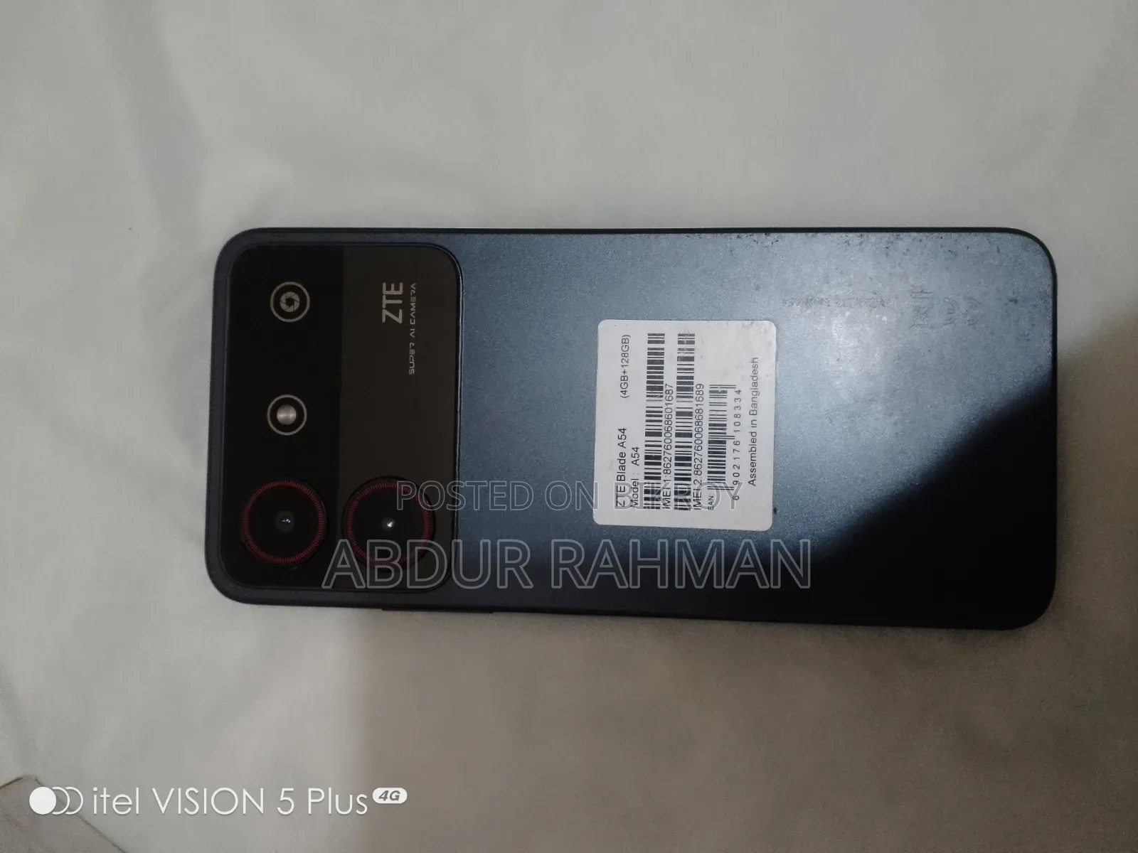 New ZTE Blade A54 128 GB Gray
