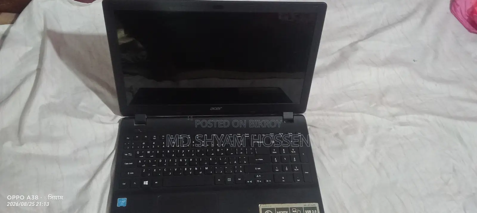 Laptop Acer Aspire 15 2GB Intel Celeron HDD 500GB