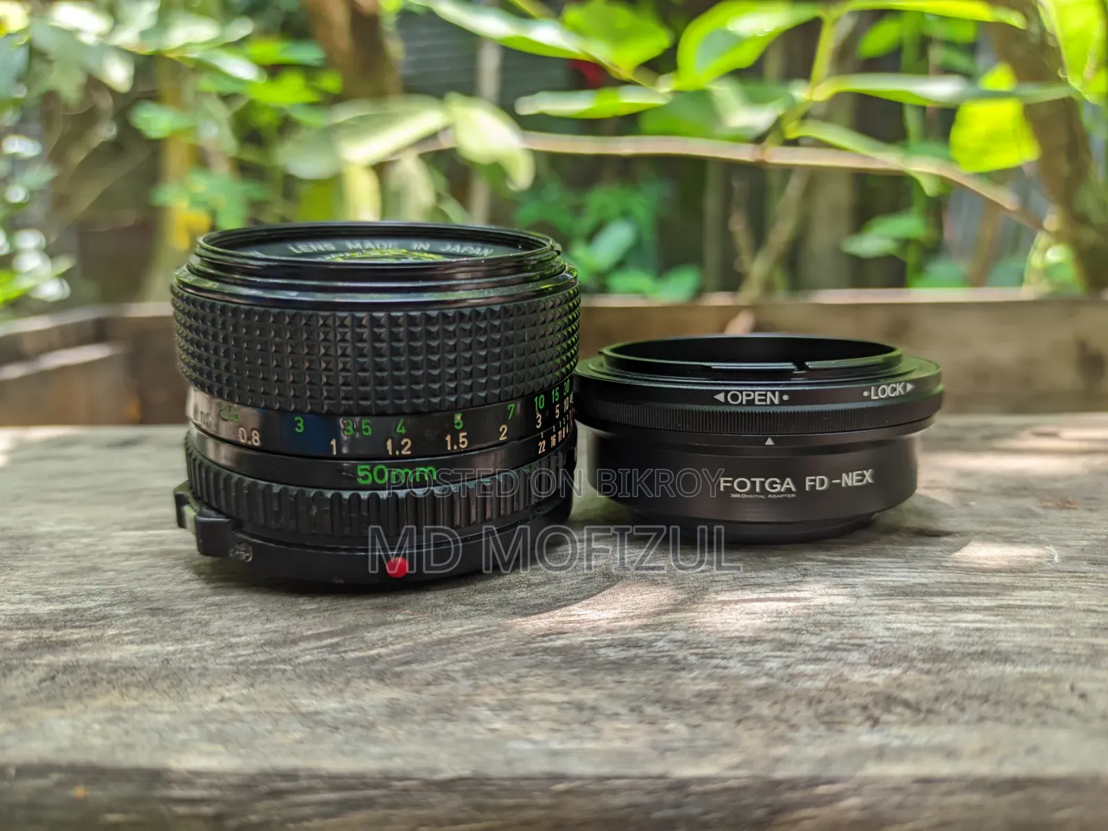 Canon Fd 50mm F1.4 Prime Lens, Sony Mount