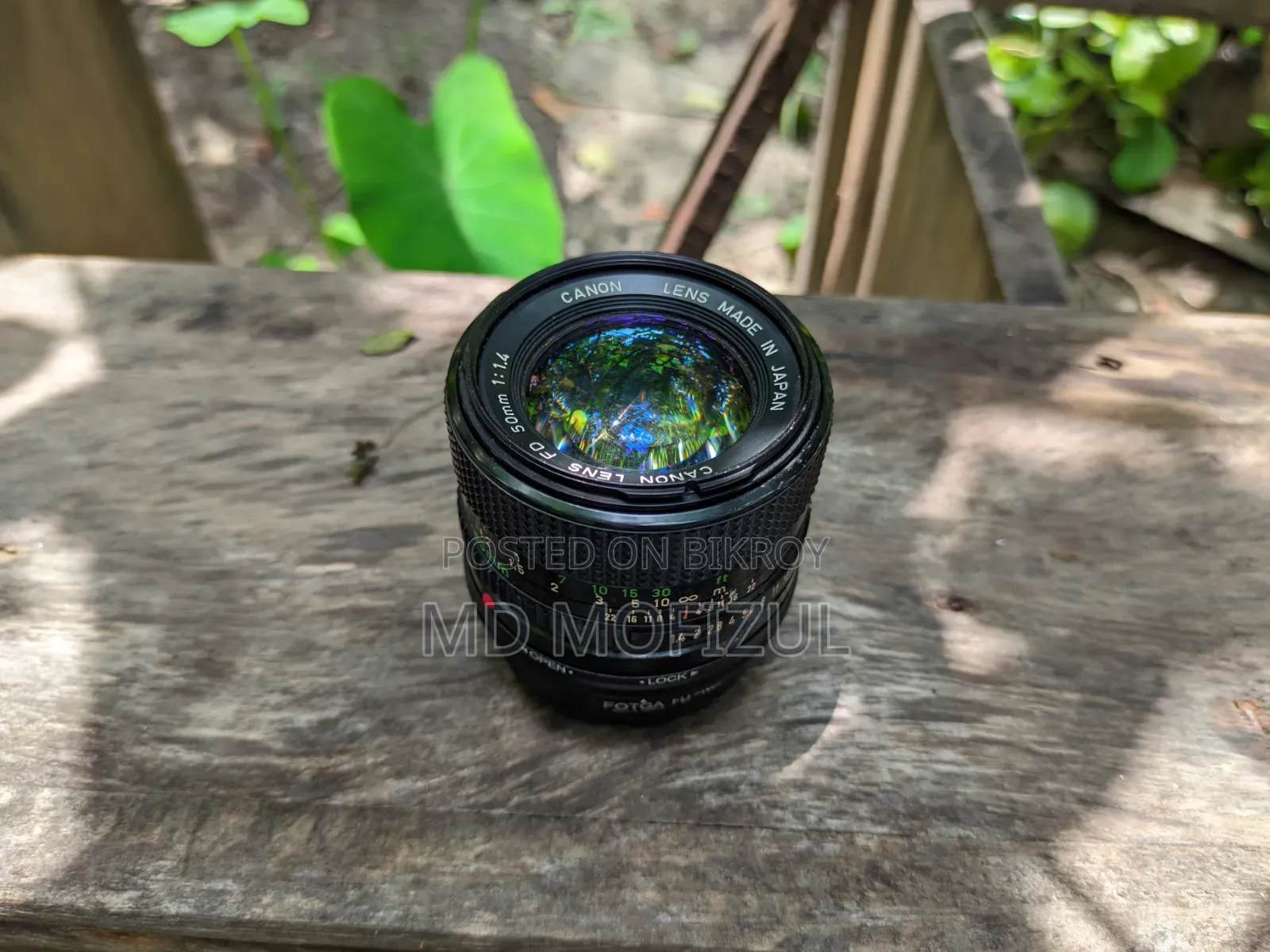 Canon Fd 50mm F1.4 Prime Lens, Sony Mount