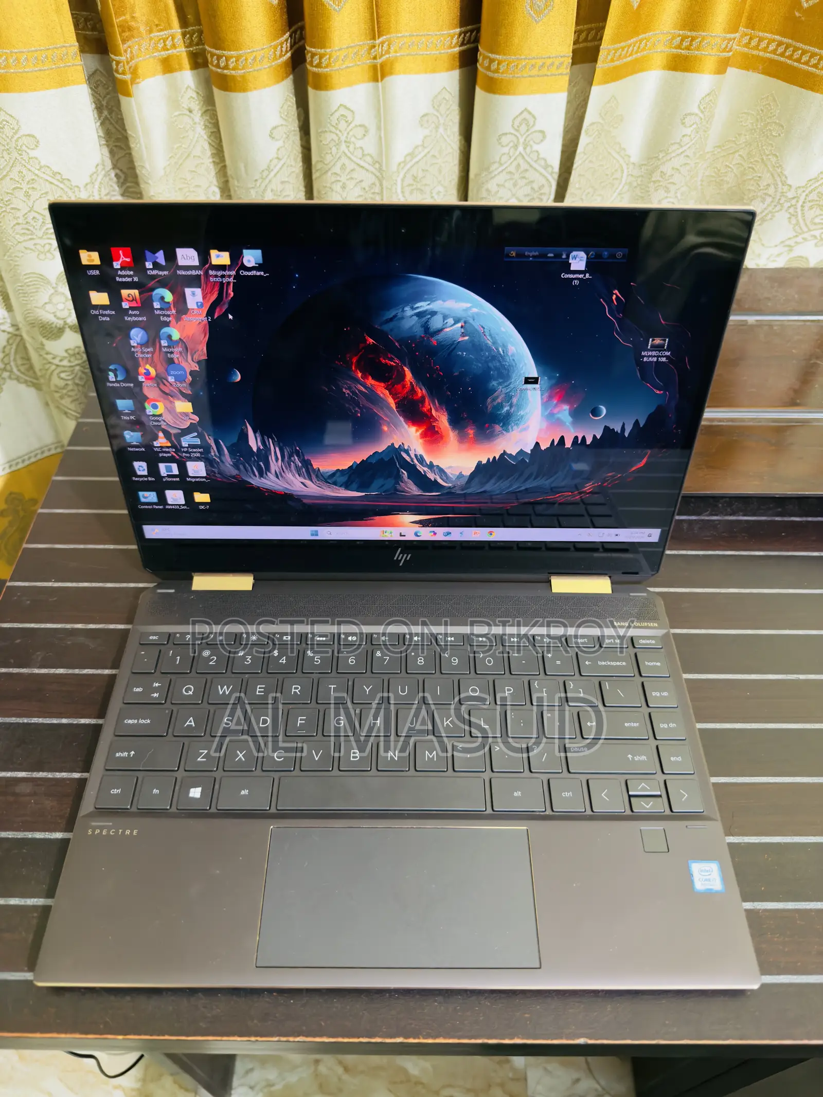 Laptop HP Spectre X360 13 8GB Intel Core i7 SSD 256GB
