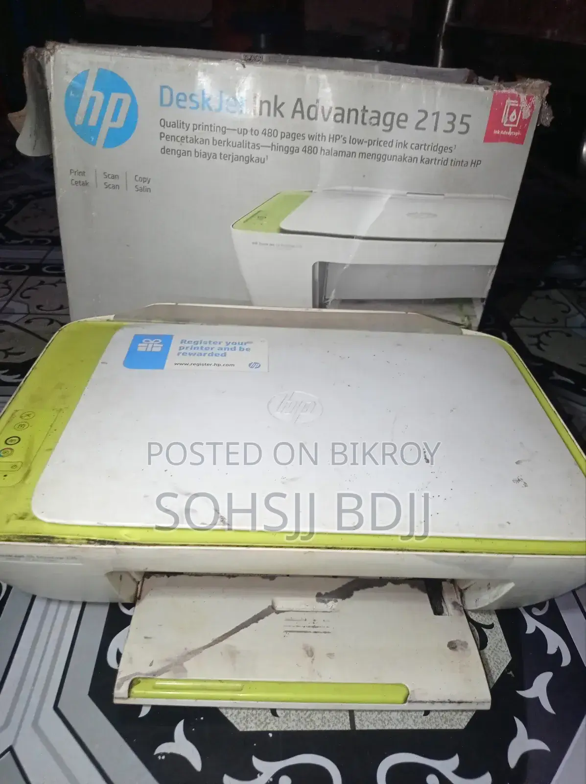 HP DeskJet 2135 All-in-One Printer