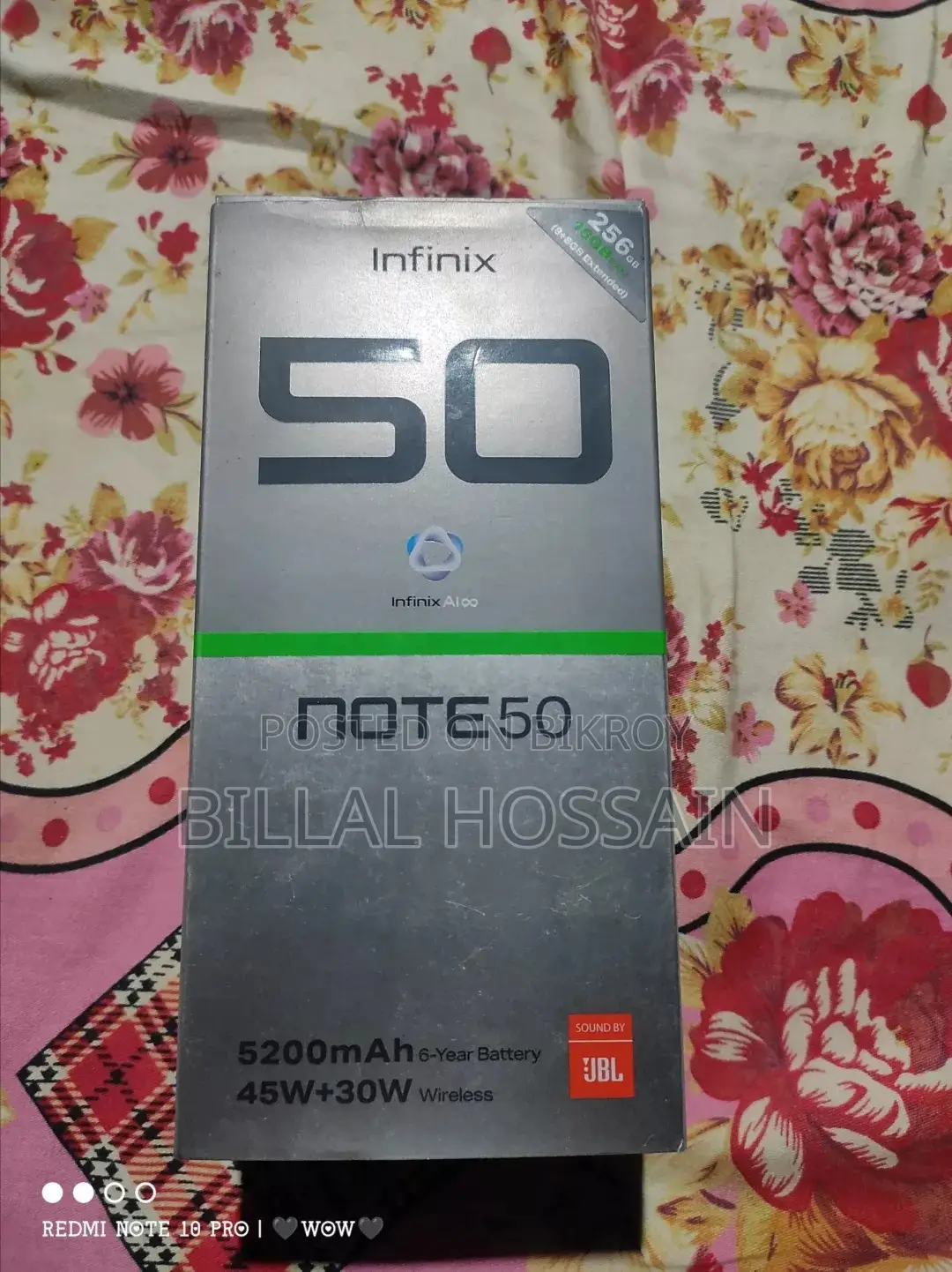 Infinix Note 50 4G 256 GB Black
