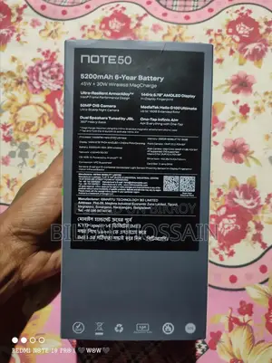 Infinix Note 50 4G 256 GB Black