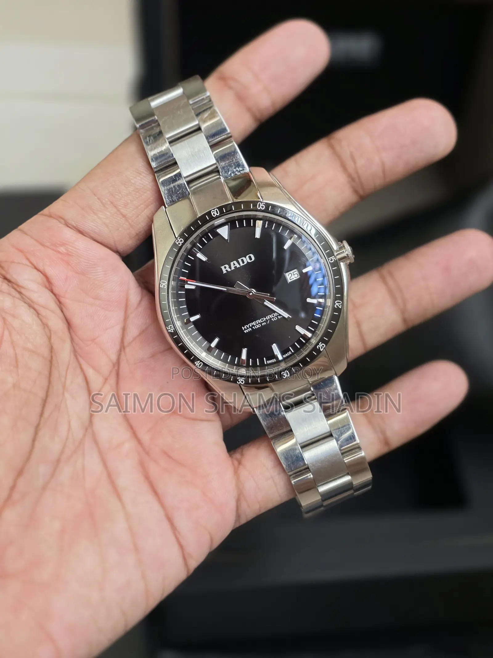Rado Hyperchrome Quartz Black Dial Men's Watch R32502153