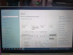 Laptop HP EliteBook 840 G7 16GB Intel Core i7 SSD 512GB
