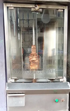 Commercial 2 Burner Shawarma Machine