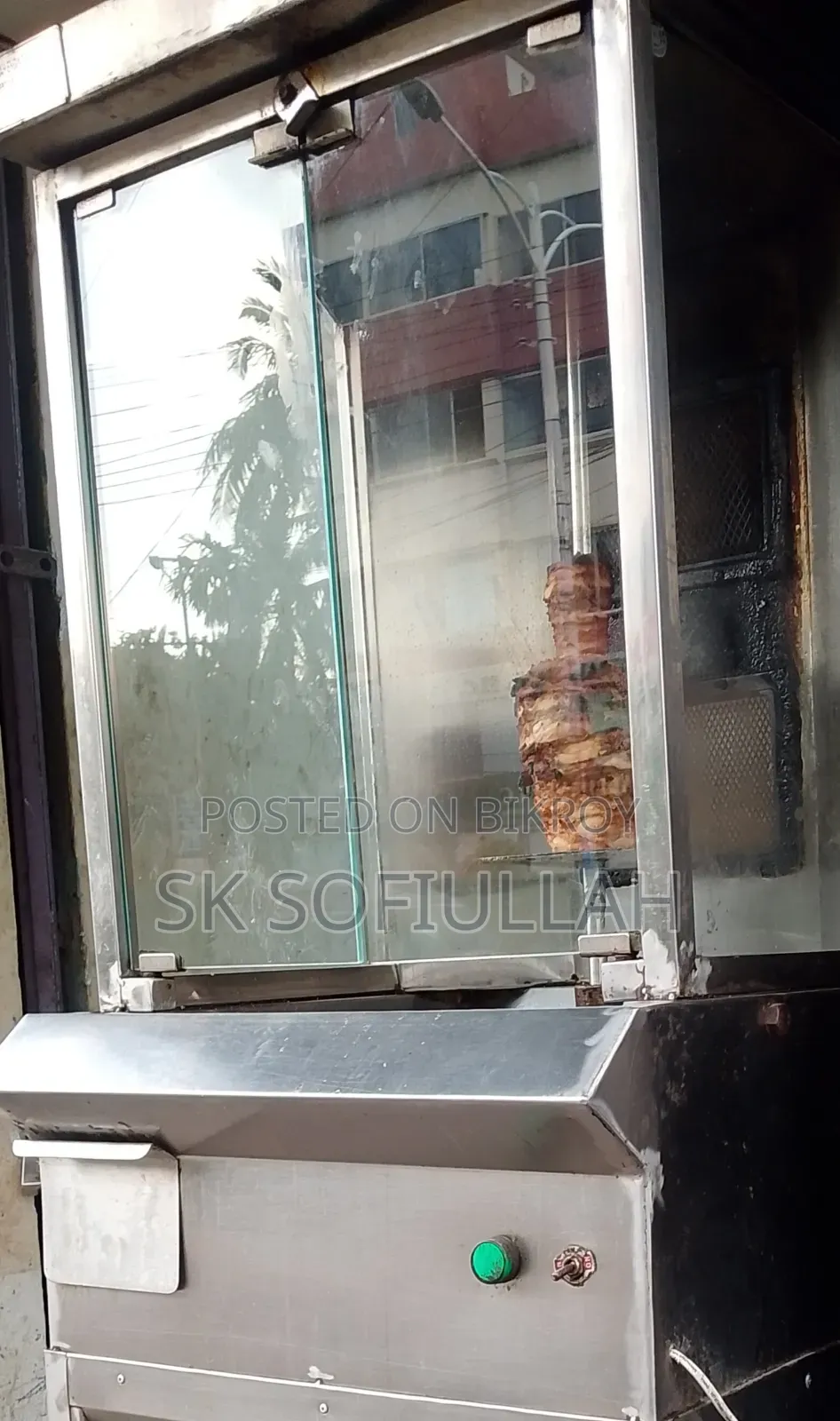 Commercial 2 Burner Shawarma Machine