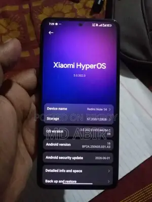 Xiaomi Redmi Note 14 4G 128 GB Black