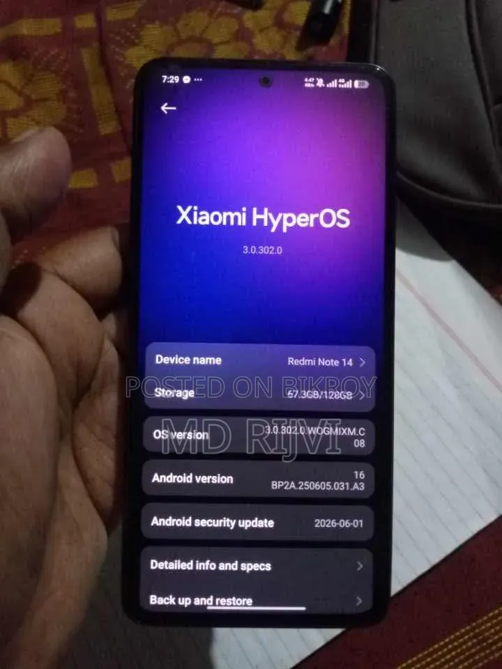 Xiaomi Redmi Note 14 4G 128 GB Black