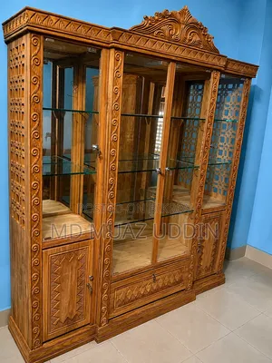 অরজিনাল চিটাগাং সেগুন কাঠের শোকেস