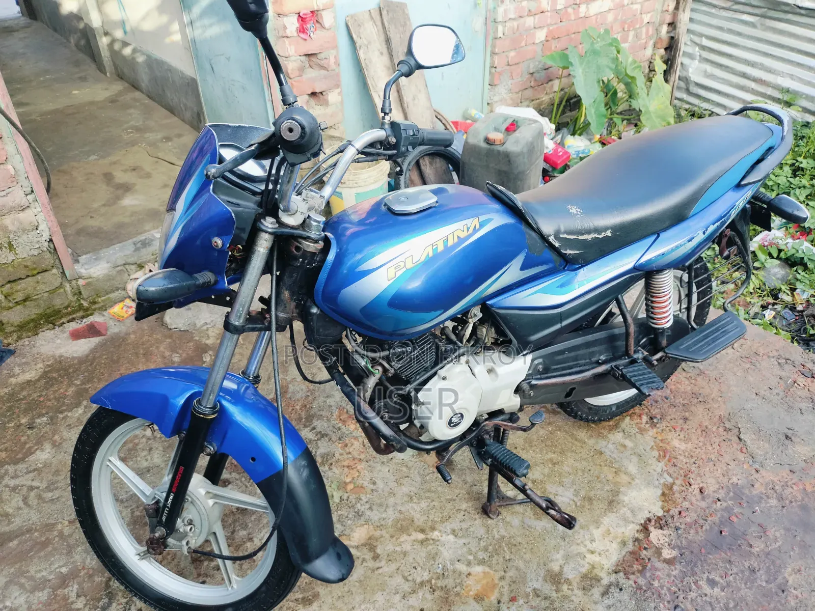 Bajaj Platina 100 2020 Blue