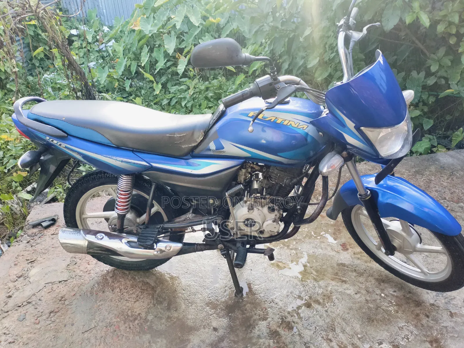 Bajaj Platina 100 2020 Blue