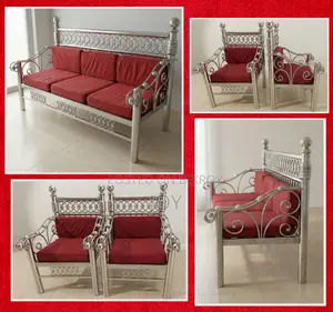 5 Seater Ss Steel Sofa For Sale | 5 Seater Stainless Steel Sofa Sale!