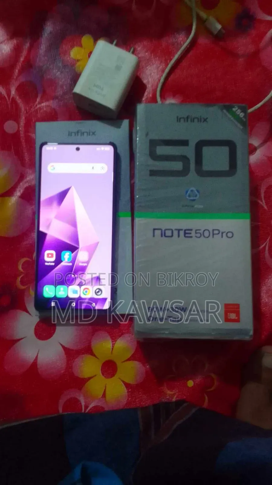 Infinix Note 50 Pro 256 GB Gray