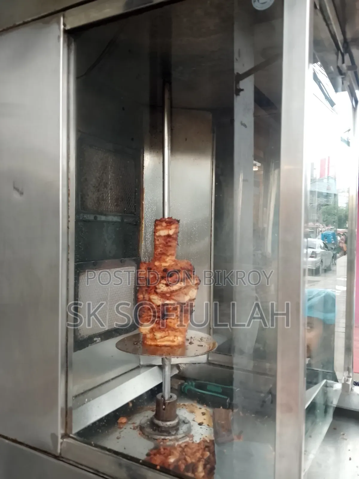 Commercial 2 Burner Shawarma Machine