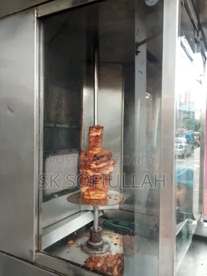 Commercial 2 Burner Shawarma Machine