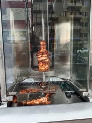 Commercial 2 Burner Shawarma Machine