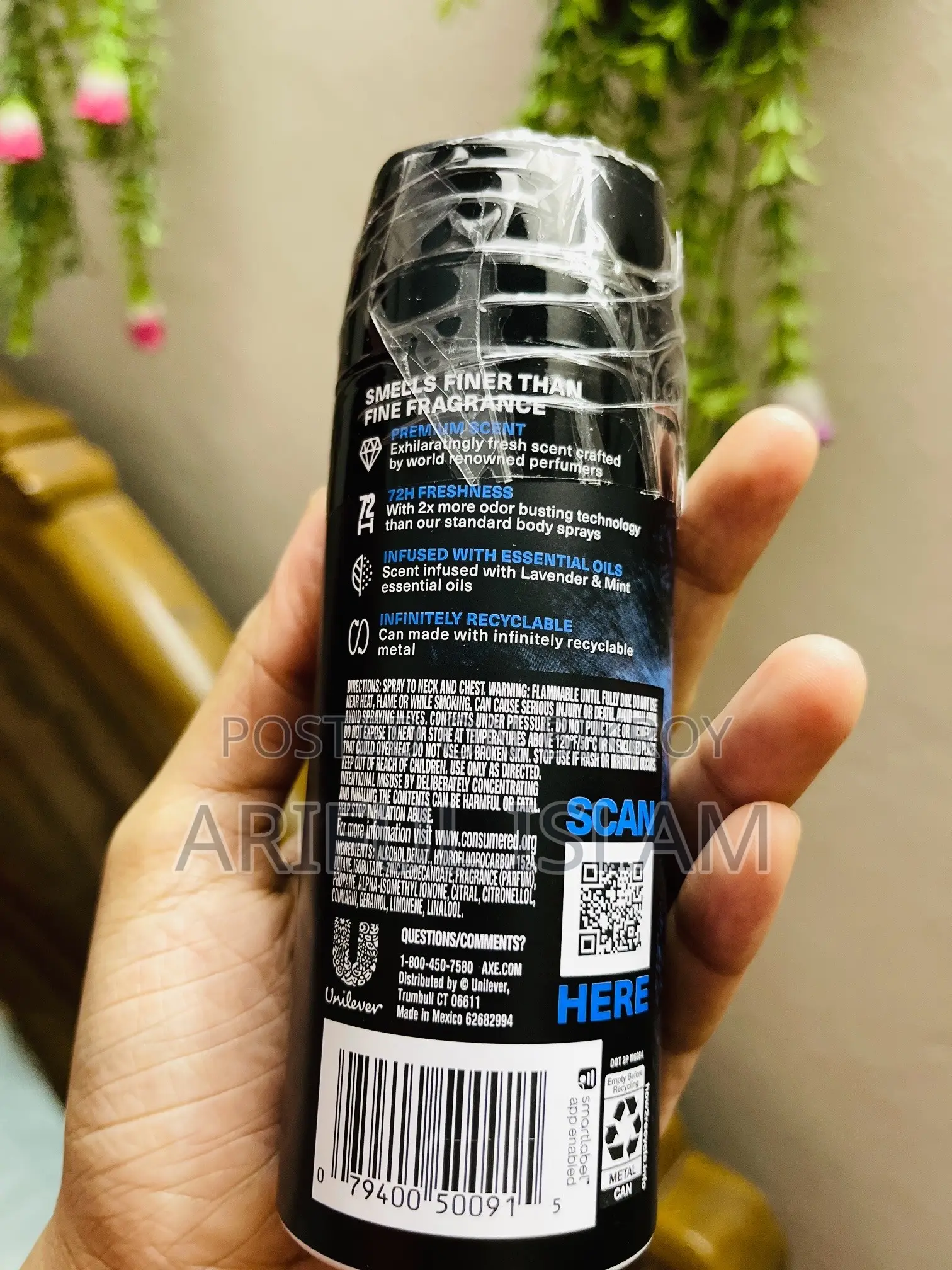এক্স ফাইন ফ্র্যাগন্যান্স কালেকশন ব্লু লেভেন্ডার মিন্ট + অ্যাম্বার (মেড ইন ইউএসএ)