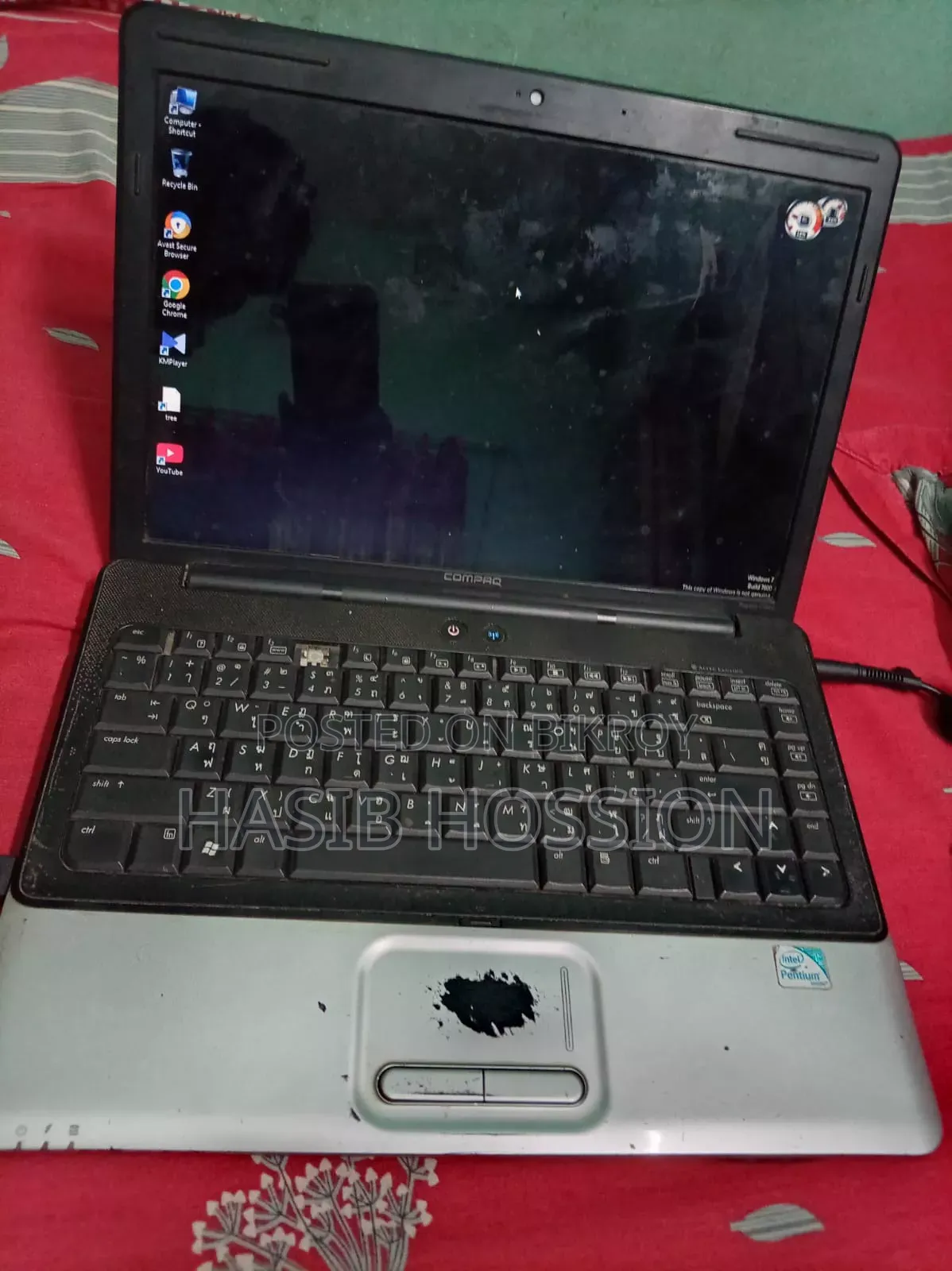 Laptop Compaq Presario CQ40 2GB Intel Pentium HDD 500GB