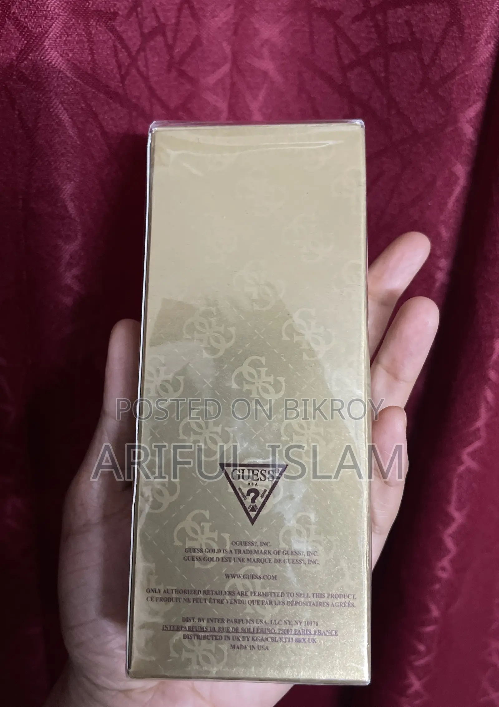 Guess Gold Woman / Femme Eau De Parfum Natural Spray • Made in Usa