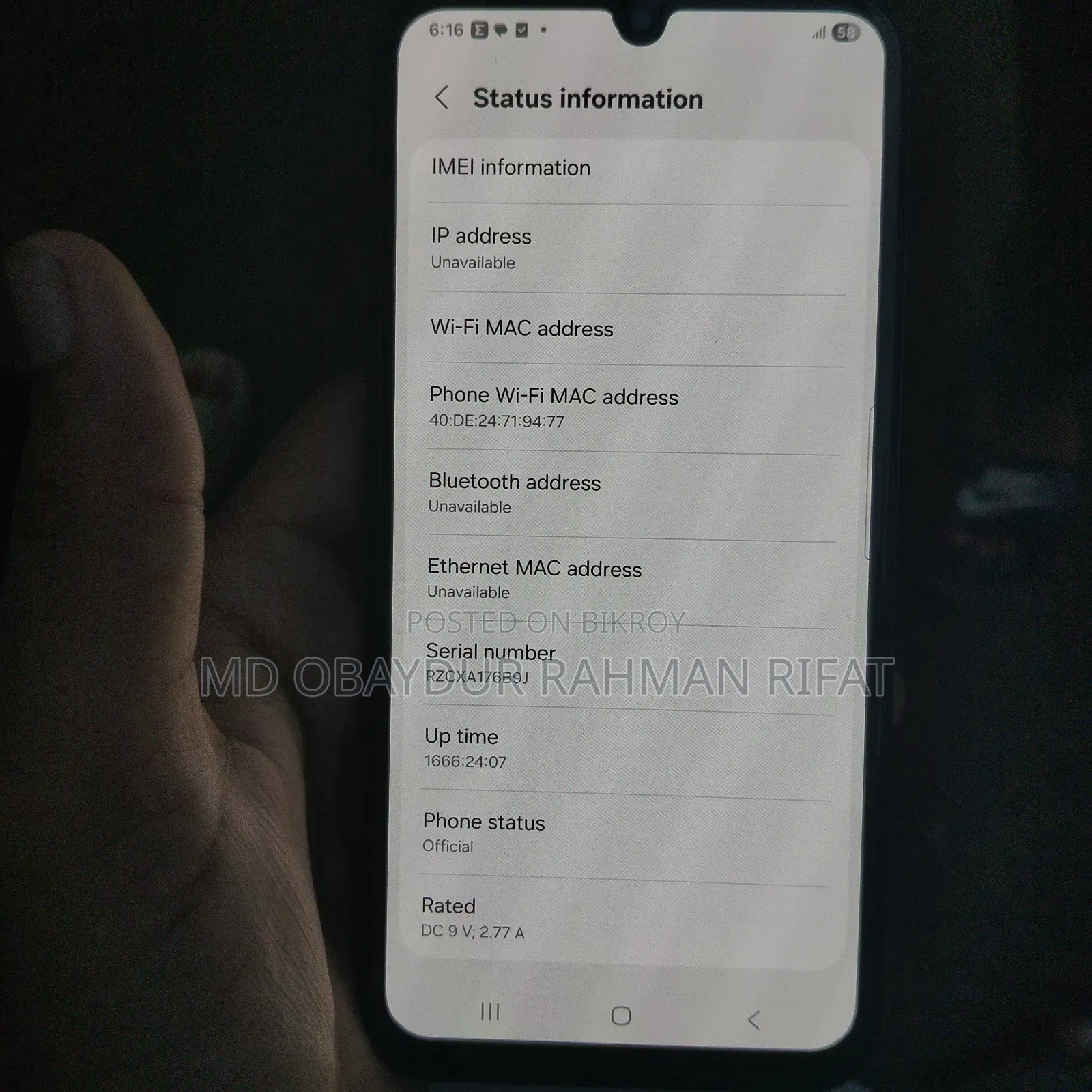 Samsung Galaxy A15 5G 128 GB Blue