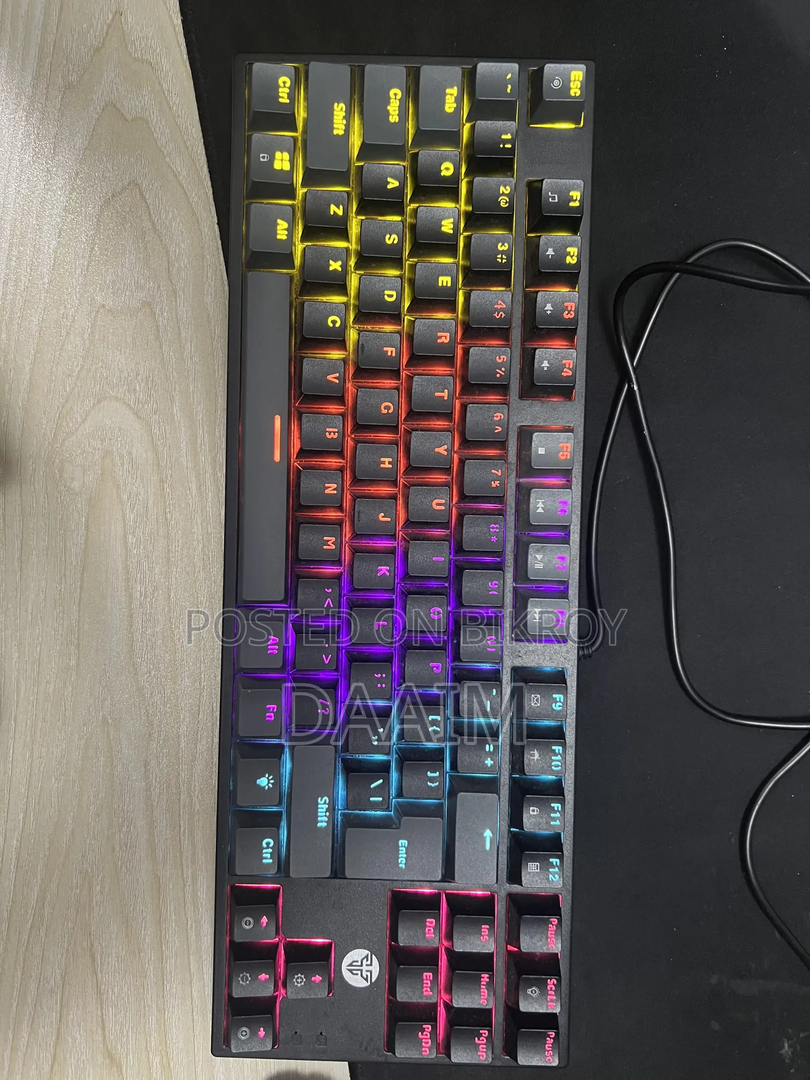 Fantech ATOM TKL MK876 Red Switch RGB Gaming Mechanical Keyboard