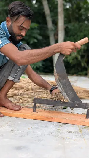 জাতি কিং ম্যানুয়াল খড় ও ঘাস কাটার মেশিন