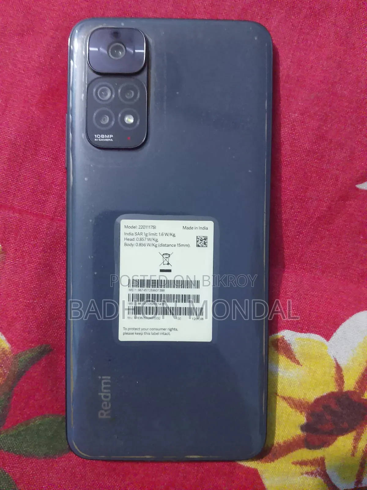 Xiaomi Redmi Note 11S 128 GB Black