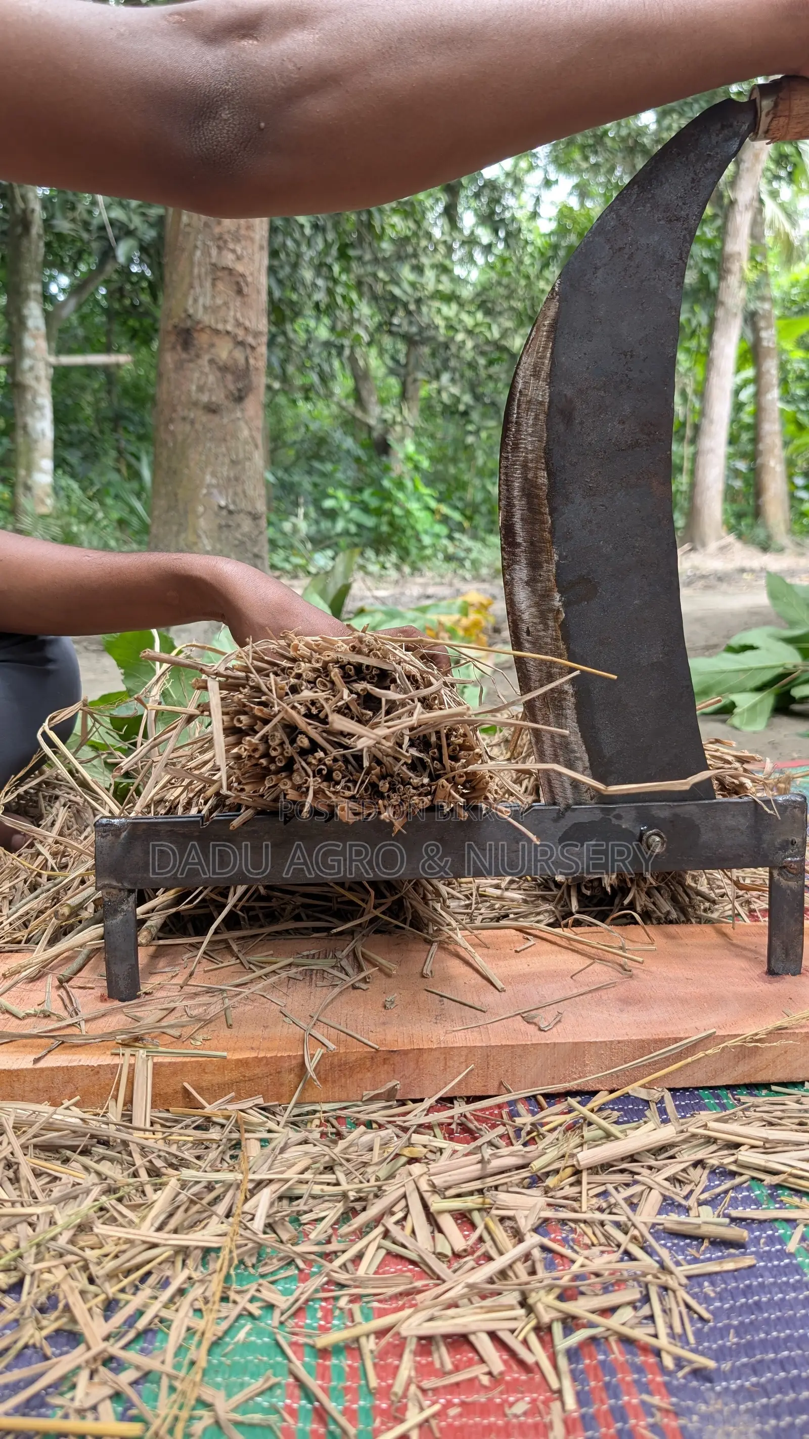 জাতি কিং ম্যানুয়াল খড় ও ঘাস কাটার মেশিন