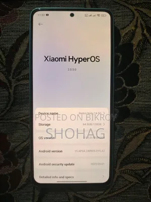 New Xiaomi Redmi Note 14 5G 256 GB White