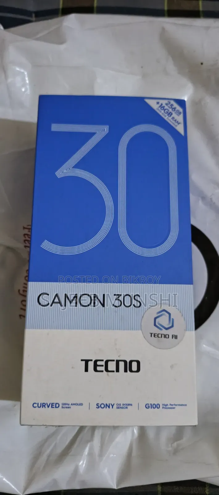 Tecno Camon 30S 256 GB Black