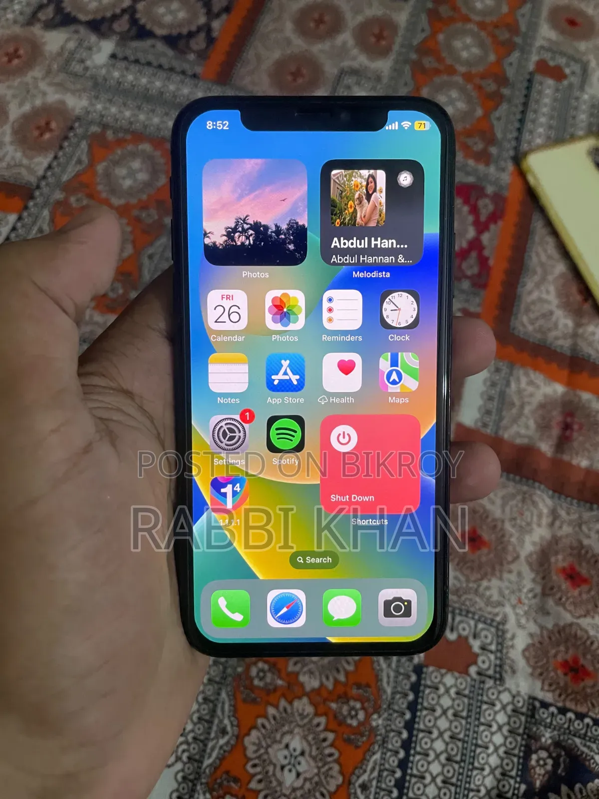 Apple iPhone X 64 GB Black