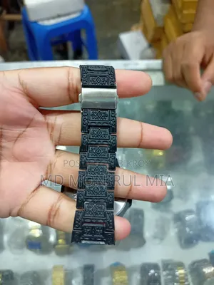 Amaiging Black Metal Finishing Full Black Watch