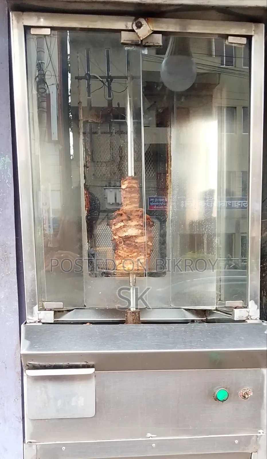 Commercial 2 Burner Shawarma Machine