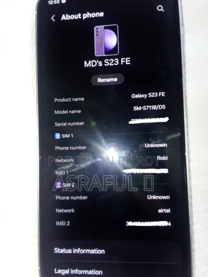 Samsung Galaxy S23 FE 128 GB Purple