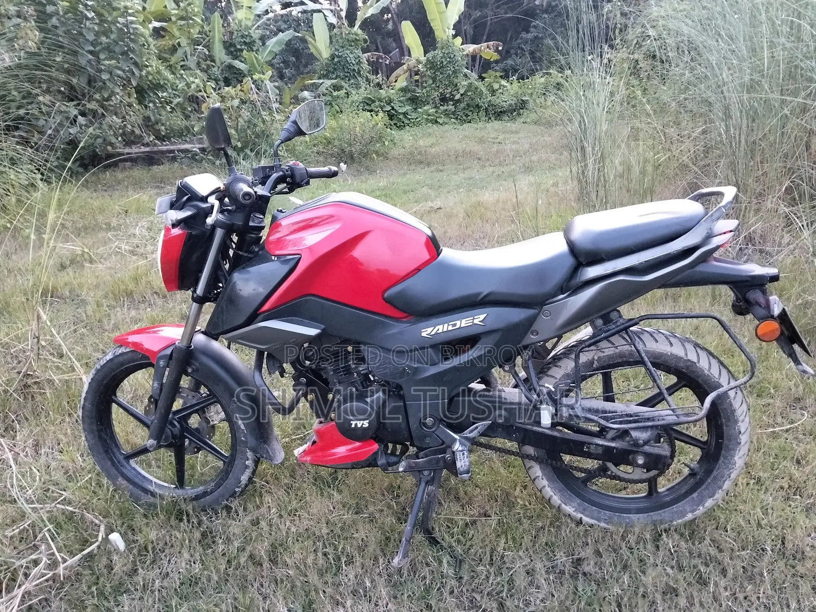 TVS Raider 125 2023 Red