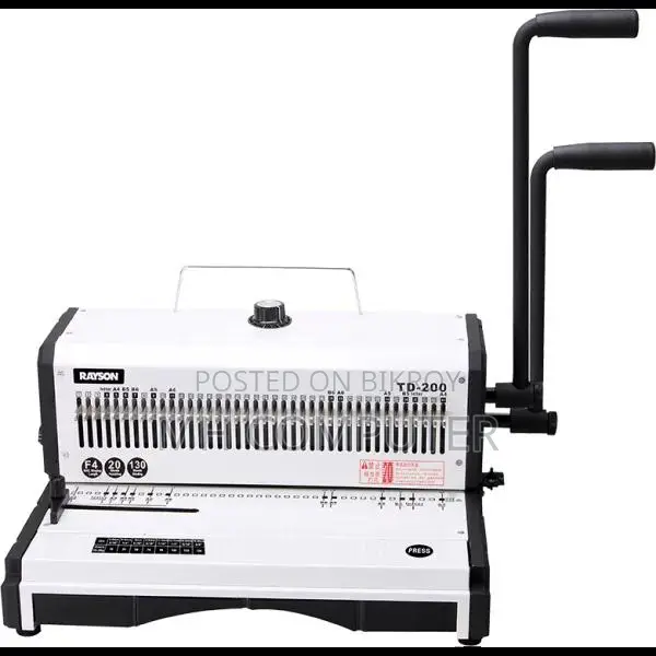 Rayson-TD-200 Double Loop Wire Binding Machine