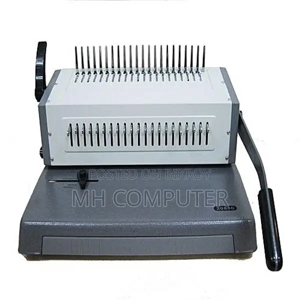 Pantone 2088C 21 Hole Manual Punch Spiral Binding Machine